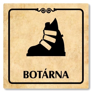 Botárna, 80x80mm, pergamen, Texas